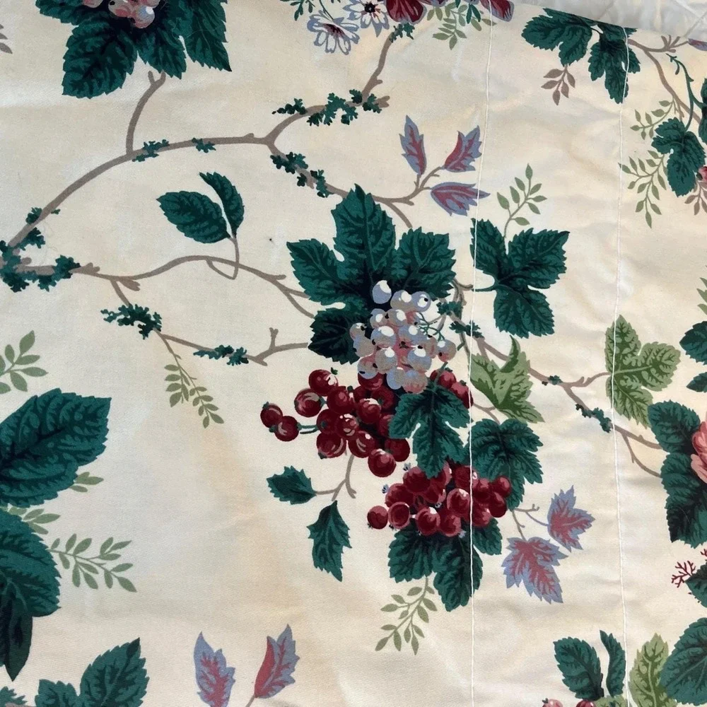 Waverly Valance Pleasant Valley Floral Rod Pocket Valance (1) Custom Made72
